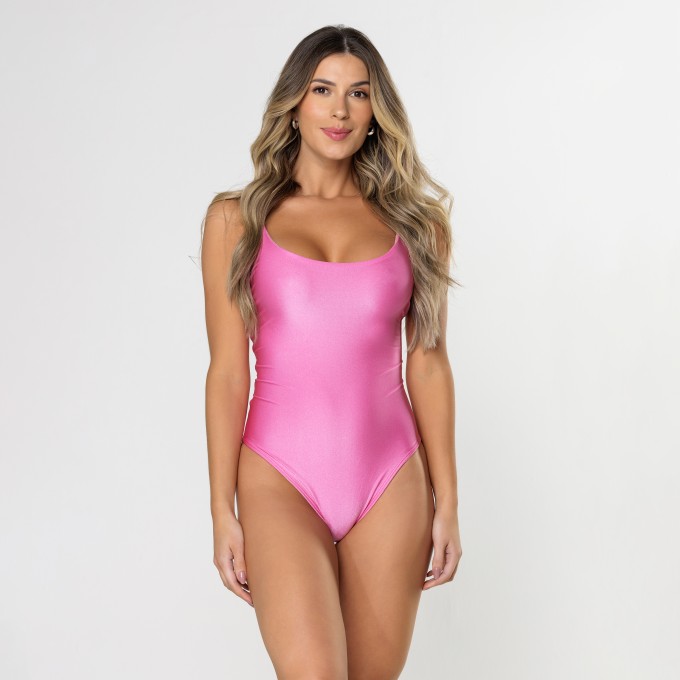 Body Maiô Laço Costas Decote