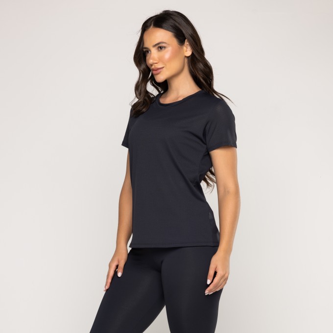 Blusa Básica Manga Curta Fresh