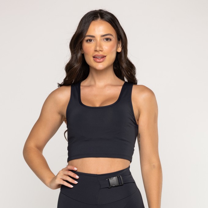 Top Cropped Decote U