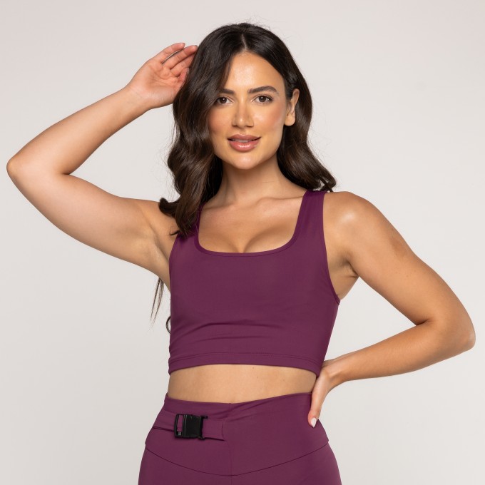 Top Cropped Decote U