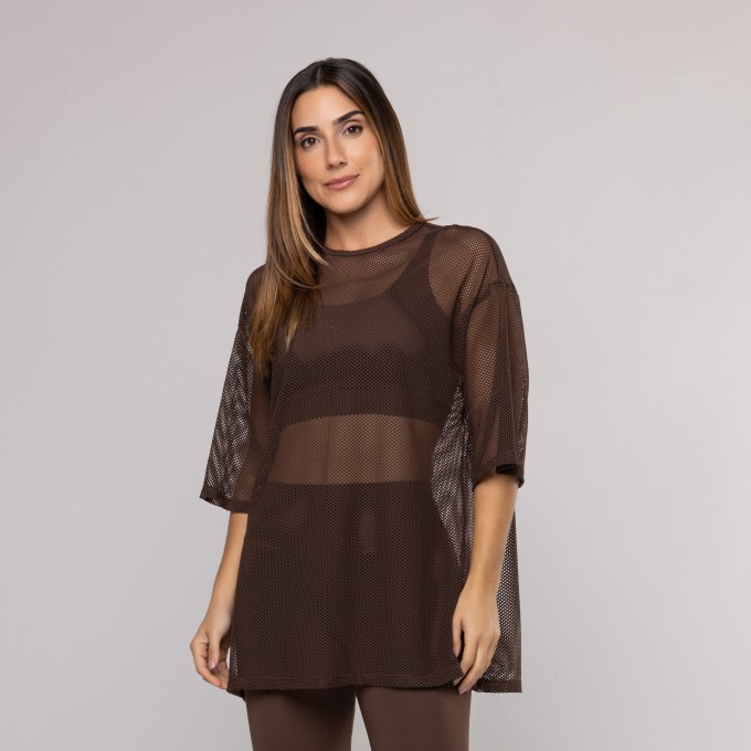 Blusa Básica Oversized Tela