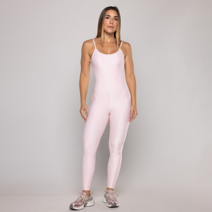 Macacão Alcinha Decote Costas Glow