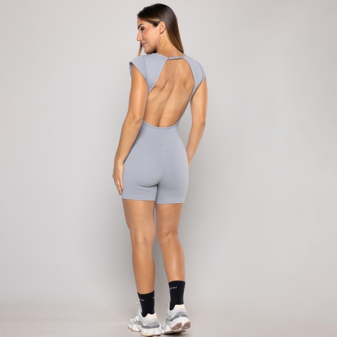 Macaquinho Manga Curta Charmé