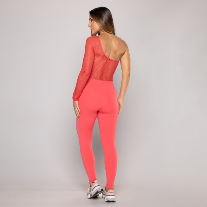 Macacão Manga Única Tela