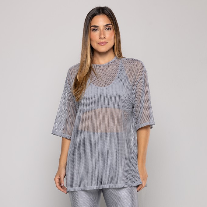 Blusa Básica Oversized Tela