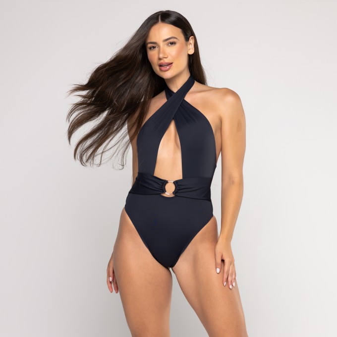 Body Maiô Cruzado Frente Argola