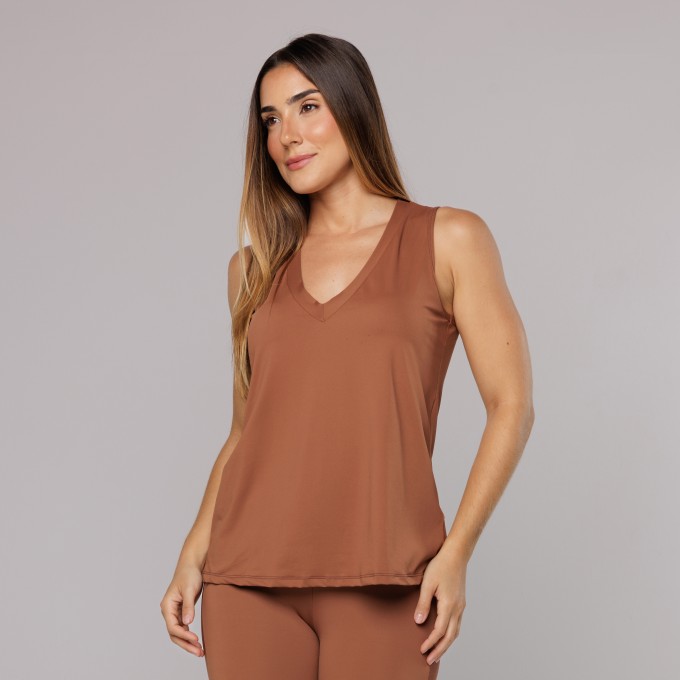 Blusa Decote V Light