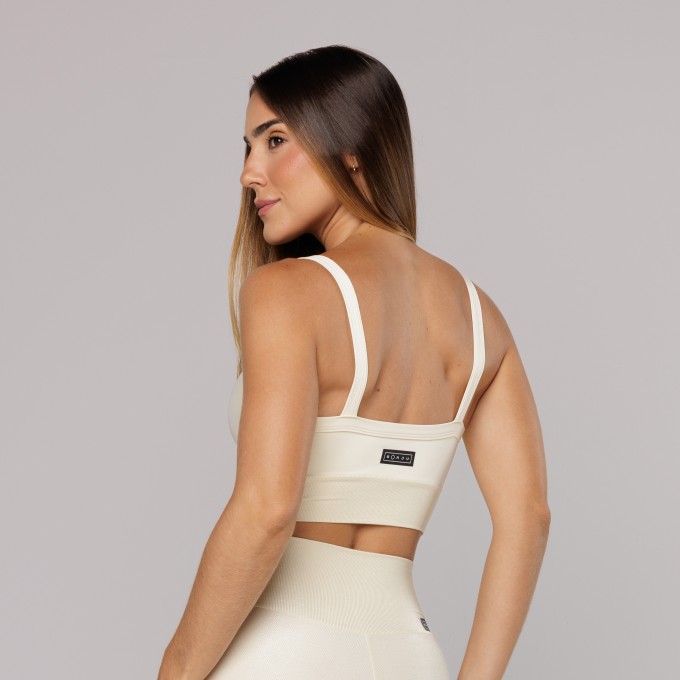 Top Decote Vazado Texturas