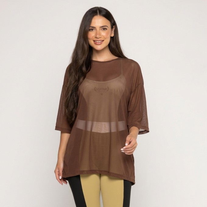 Blusa Oversized Tule