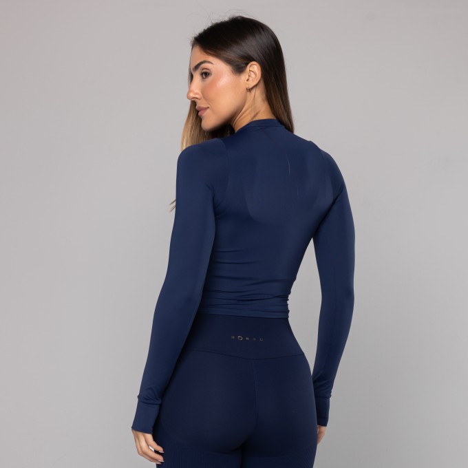 Blusa Light Manga Longa Dedinho