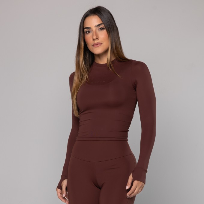 Blusa Light Manga Longa Dedinho