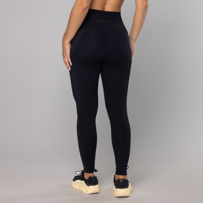 Legging Bolsos Laterais Rib