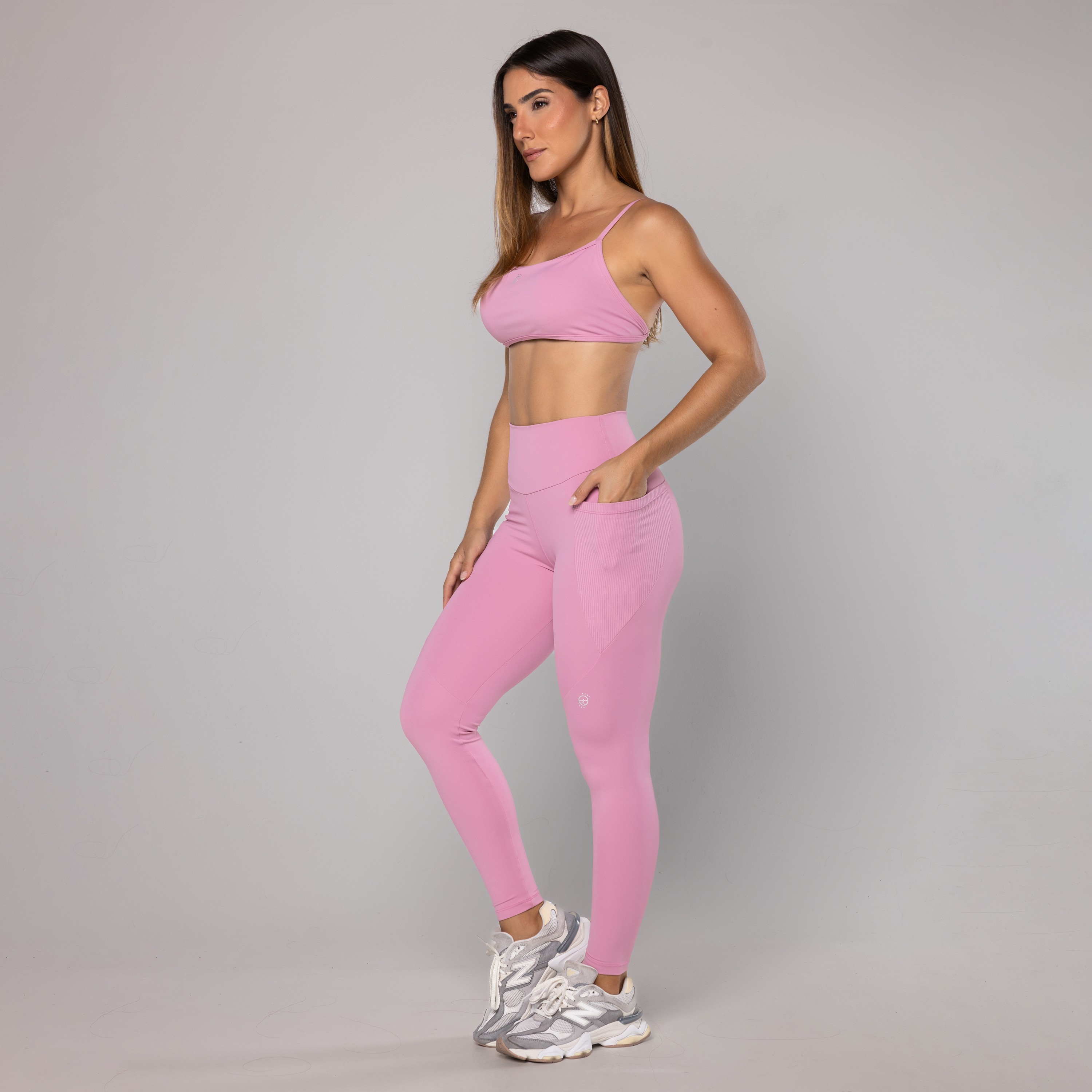 Top Flex + Legging Bolsos