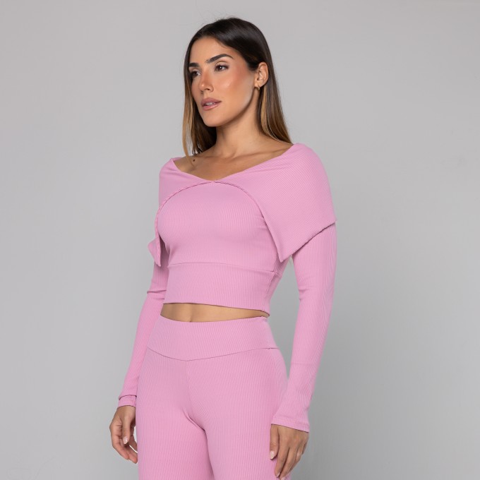 Blusa Casaquinho Pala Virada