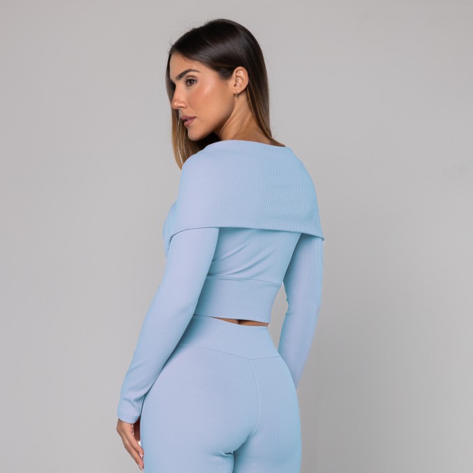 Blusa Casaquinho Pala Virada