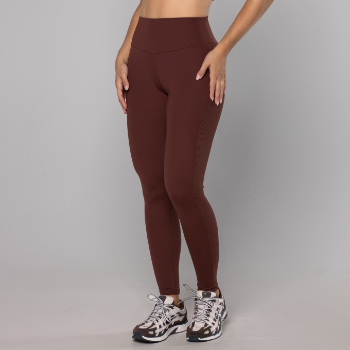 Legging Rib Costas Recorte