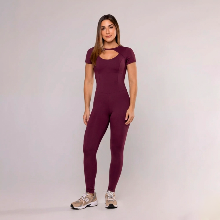 Macacão Bolero Decote Costas