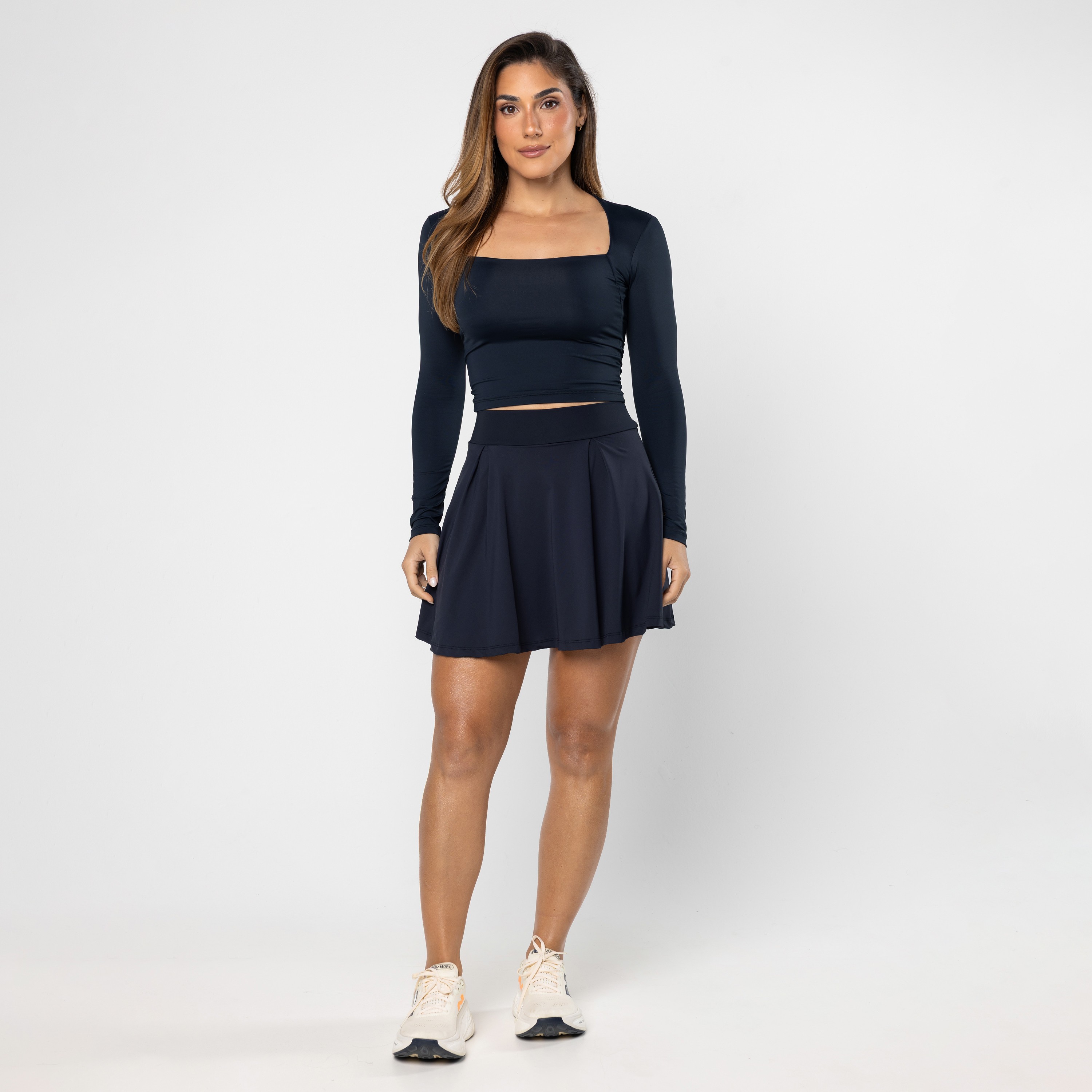 Blusa Sense + Short Saia