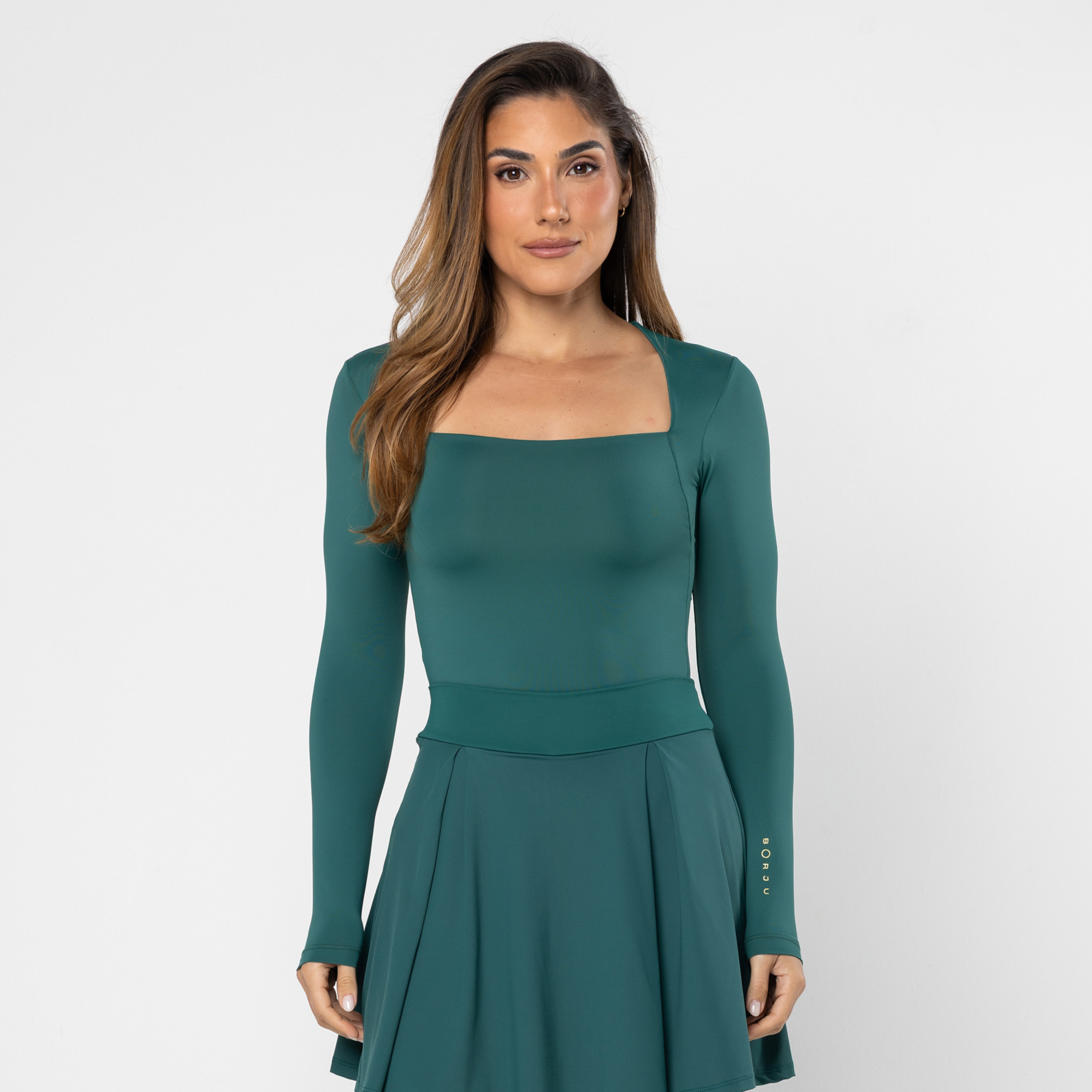 Blusa Decote Reto Sense Verde Escuro