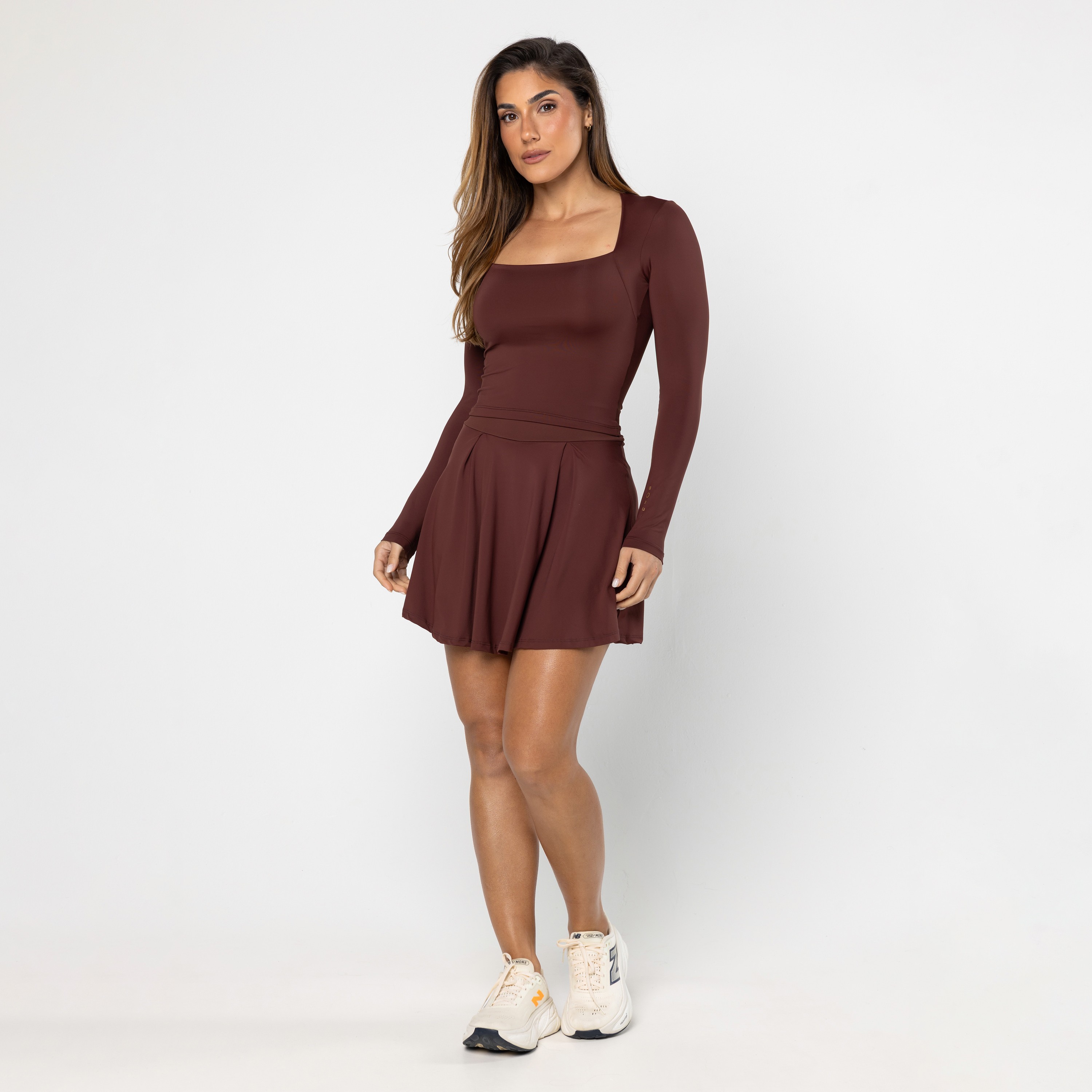 Blusa Sense + Short Saia