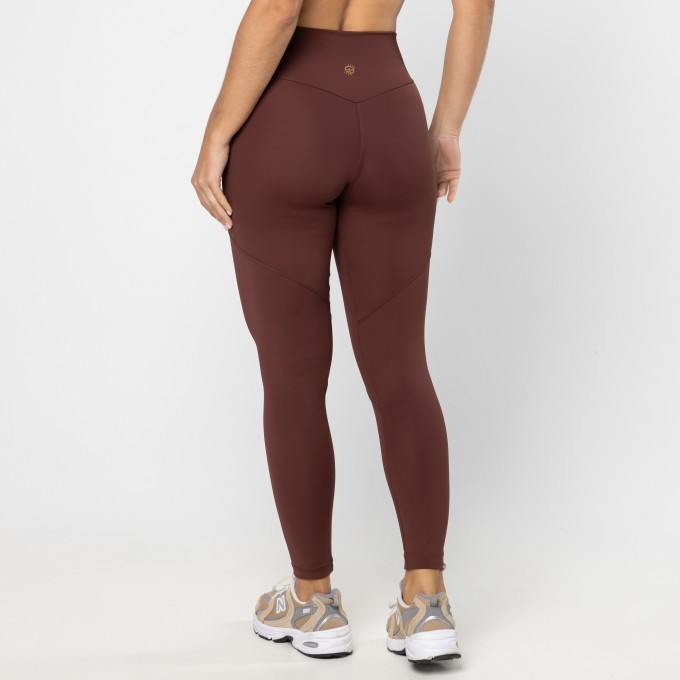 Legging Bolsos Recortes Muse Couro