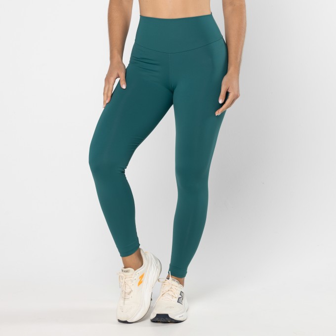 Legging Básica Alta Compressão Verde Escuro