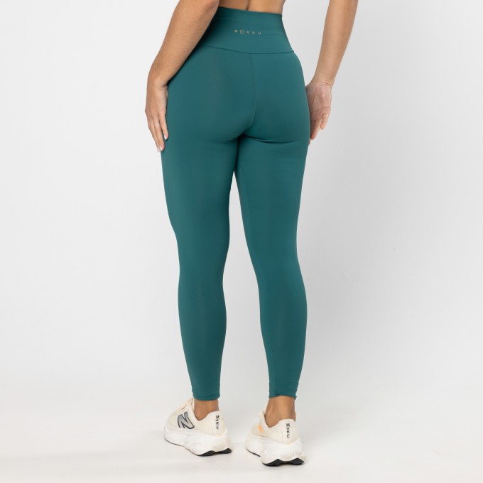 Legging Básica Alta Compressão Verde Escuro