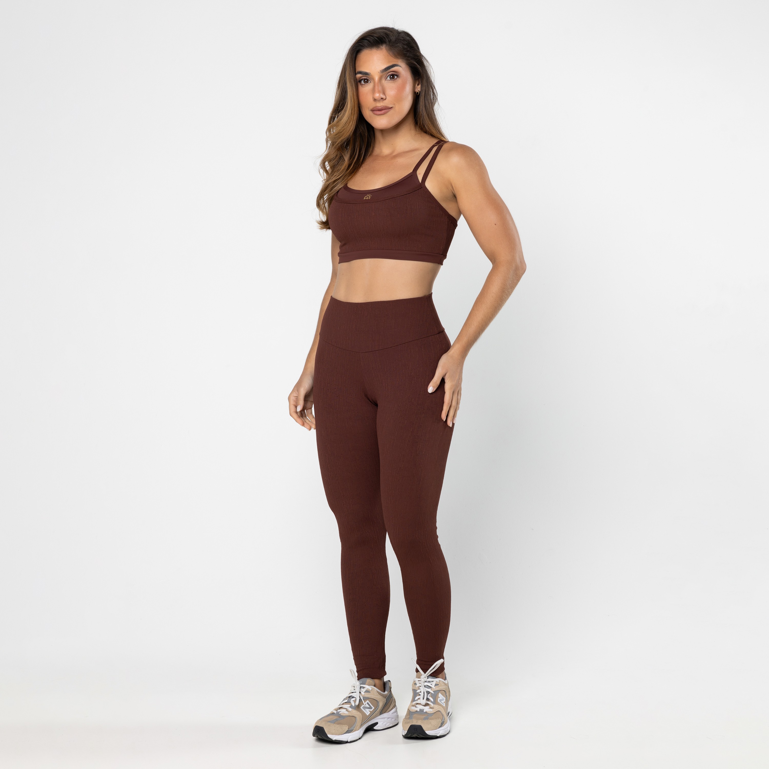 Top Duplo + Legging Jacquard