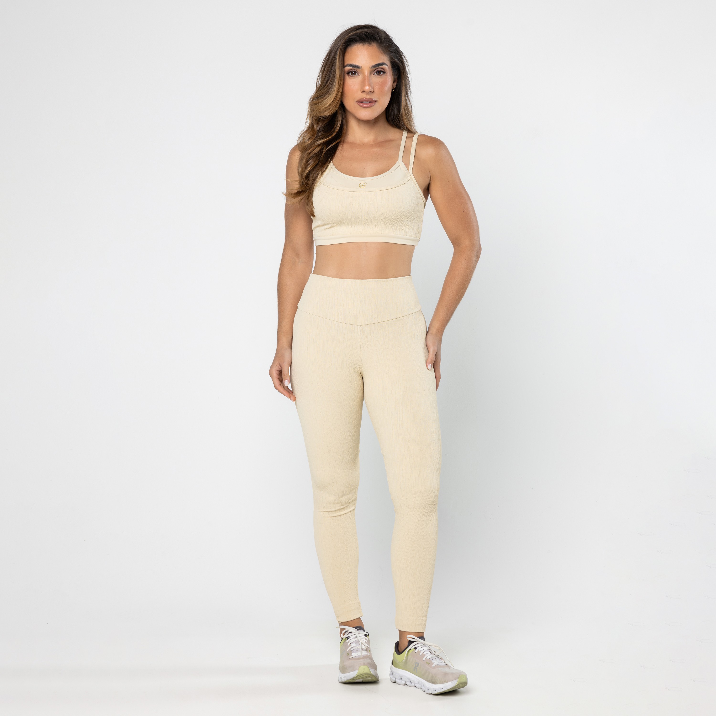 Top Duplo + Legging Jacquard